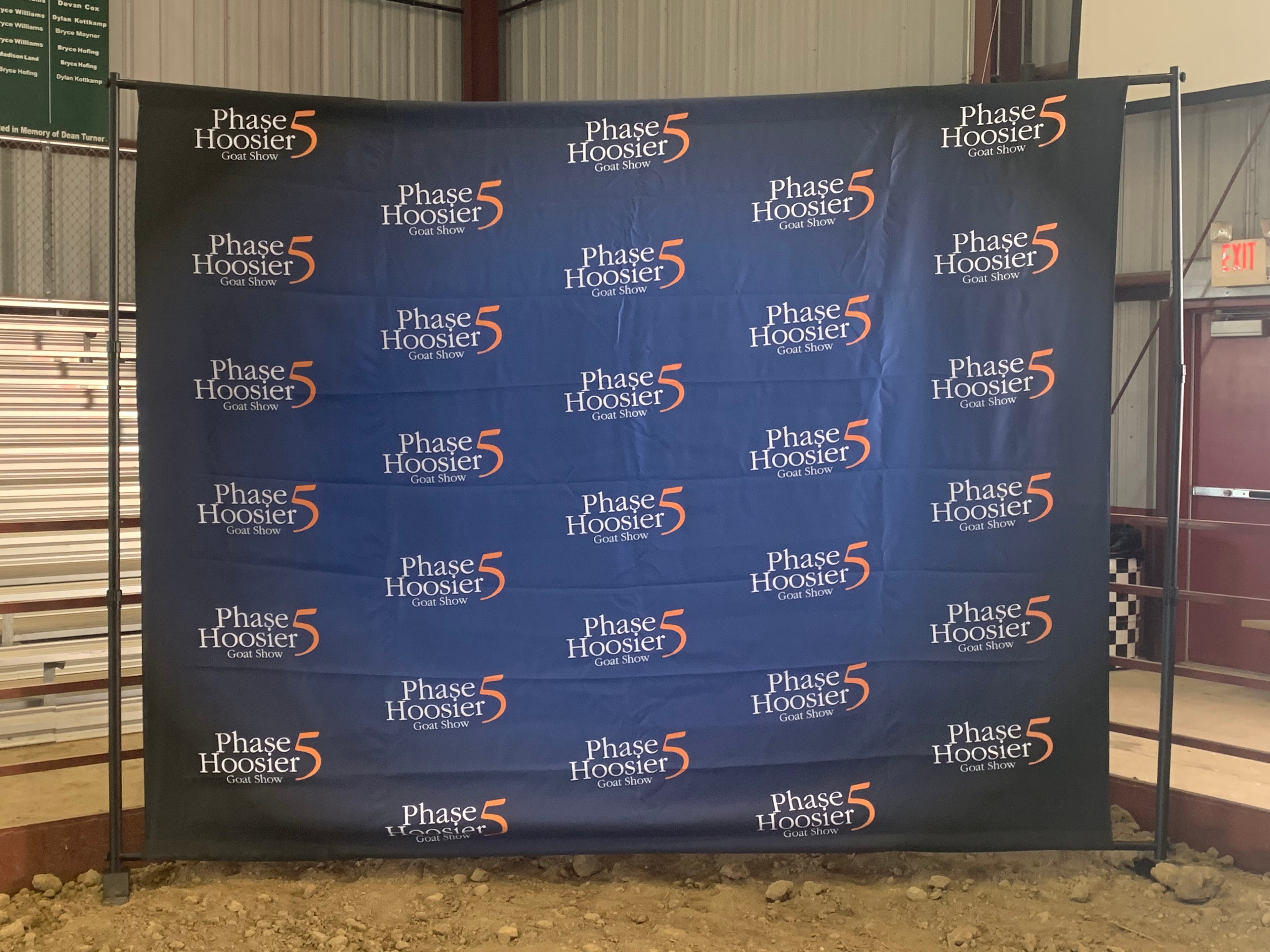 Backdrop Banners — Custom Printed Fabric Backdrop Banners with Frame