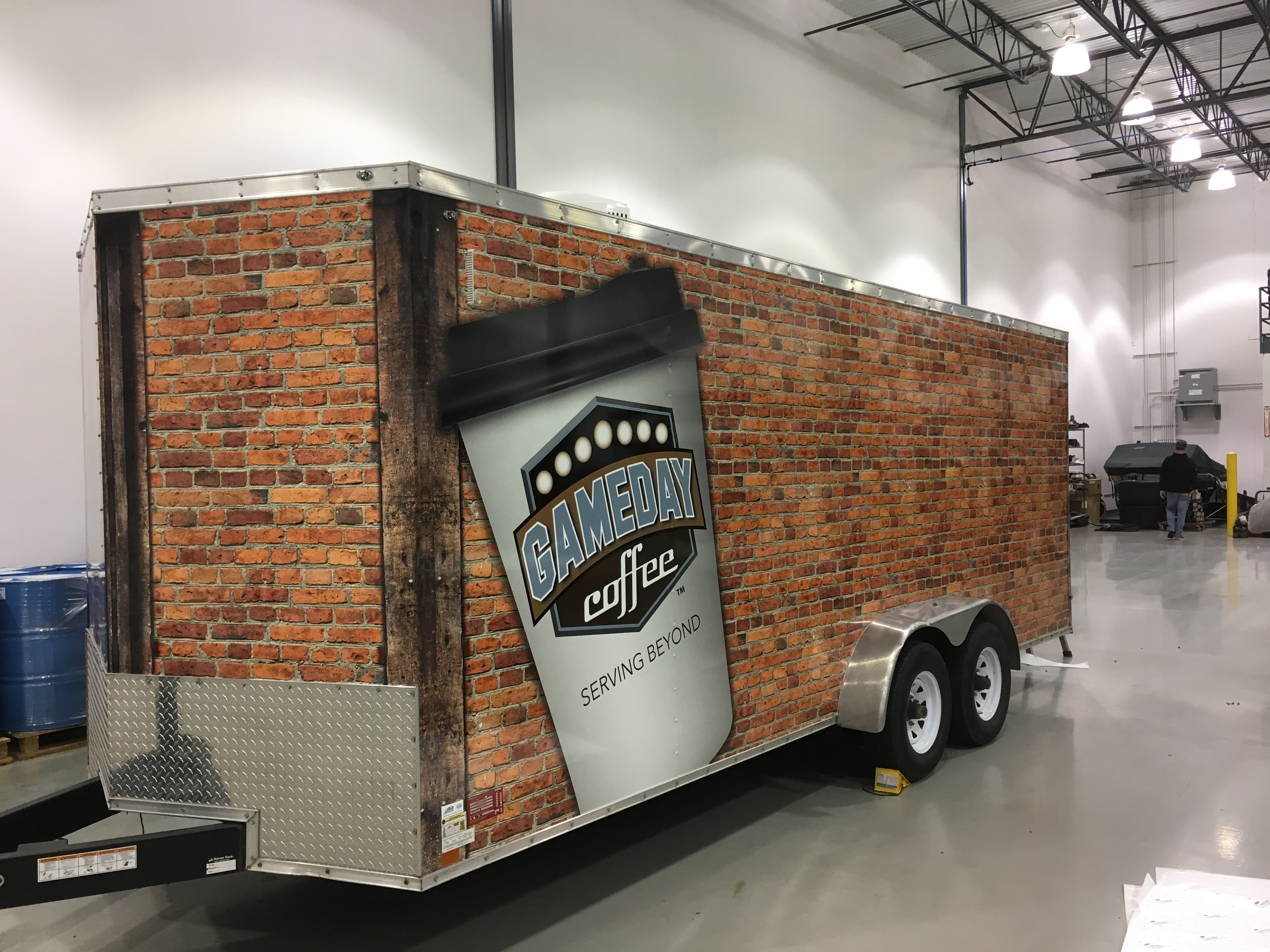 Gameday Coffee — Custom Trailer Wrap